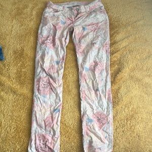 Kookai floral jeans